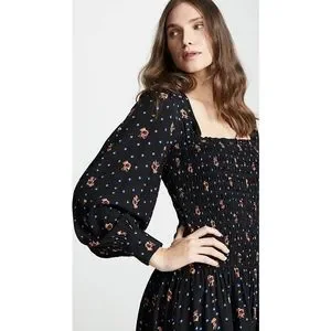 Free People Dresses Free People Two Faces Floral Mini Dress Large Poshmark